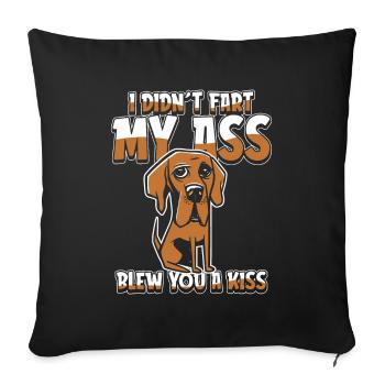 Deutsche Dogge - Sofakissenbezug 45 x 45 cm - Schwarz - Vorne