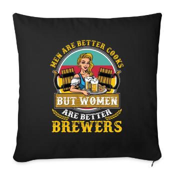 Craft Beer Beer Craft Beer Mug - Sofa pillowcase 17,3'' x 17,3'' (45 x 45 cm) - black - Front