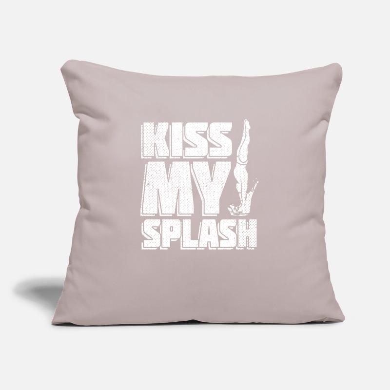 Diving Diving Spraying Sofa pillowcase 17,3'' x 17,3'' (45 x 45 cm)