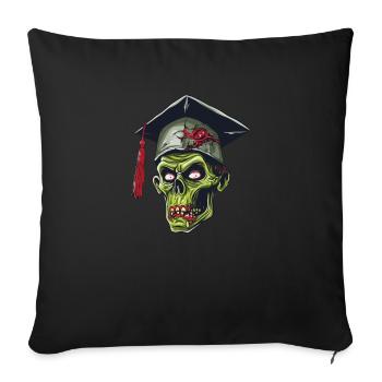 Zombie Halloween - Sofa pillowcase 17,3'' x 17,3'' (45 x 45 cm) - black - Front
