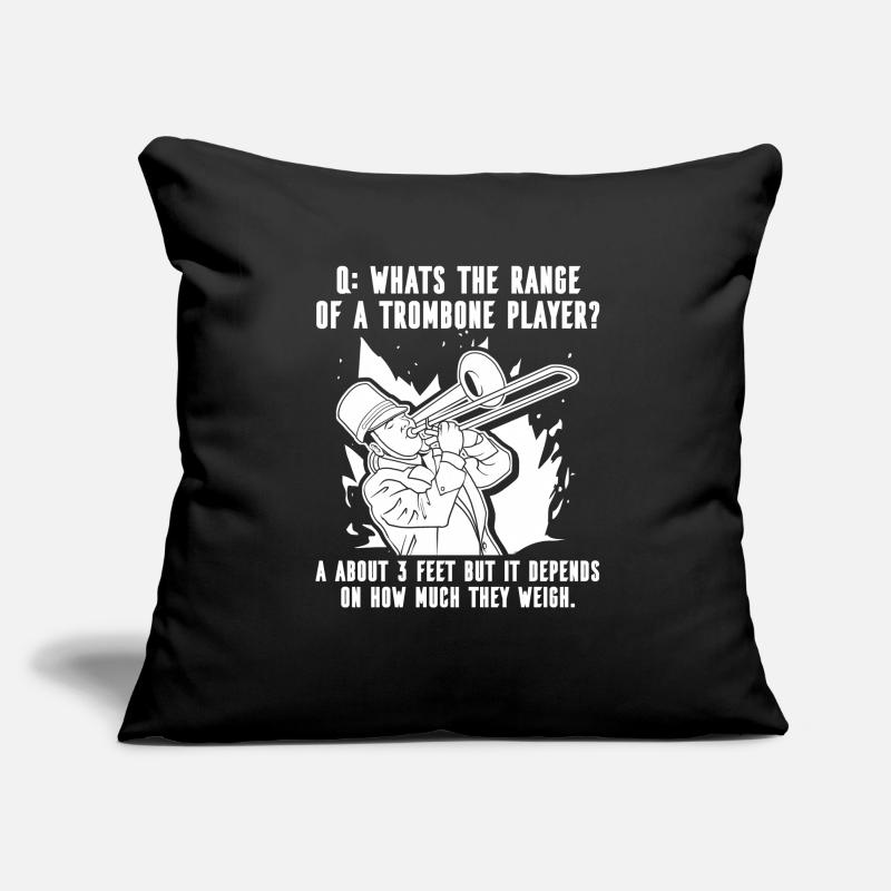 Minstrel Trombone Funny Sofa pillowcase 17,3'' x 17,3'' (45 x 45 cm)
