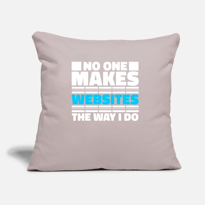 Web Entwickler Webdeveloper Witzig Sofakissenbezug 45 x 45 cm