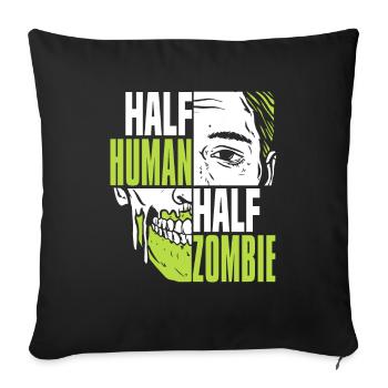 Zombie Halloween Cool - Housse de coussin décorative 45 x 45 cm - noir - Devant