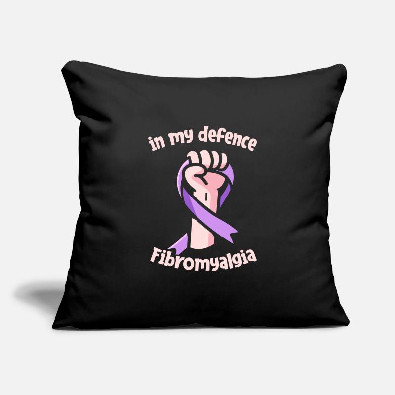 Fibromyalgie Rhumatisme mignon Housse de coussin décorative 45 x 45 cm