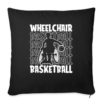 Basketball Basketball Player Cool - Housse de coussin décorative 45 x 45 cm - noir - Devant