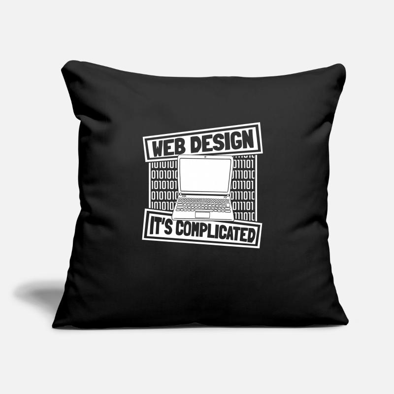 Web Developer Web Developer Sofa pillowcase 17,3'' x 17,3'' (45 x 45 cm)