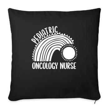 Nurse Pediatrics - Sofa pillowcase 17,3'' x 17,3'' (45 x 45 cm) - black - Front
