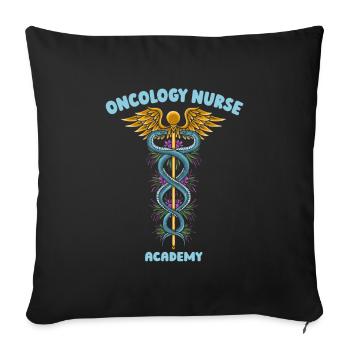 Nurse Cool - Sofa pillowcase 17,3'' x 17,3'' (45 x 45 cm) - black - Front
