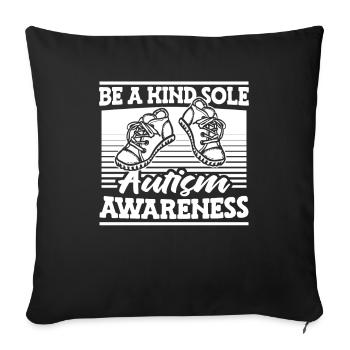 Psychologie Psychologue - Housse de coussin décorative 45 x 45 cm - noir - Devant