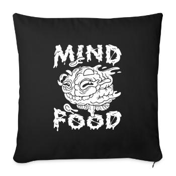 Psychologie Psychologue - Housse de coussin décorative 45 x 45 cm - noir - Devant