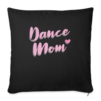 Maman Mutter Danse Maman - Housse de coussin décorative 45 x 45 cm - noir - Devant