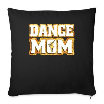 Mom Mom Cool Dance Mom - Sofa pillowcase 17,3'' x 17,3'' (45 x 45 cm) - black - Front