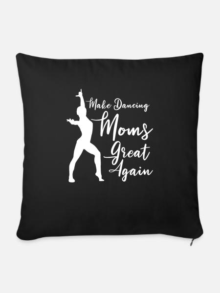 Mom Mutter Mutter Tanz Mutter - Sofakissenbezug 45 x 45 cm - Schwarz