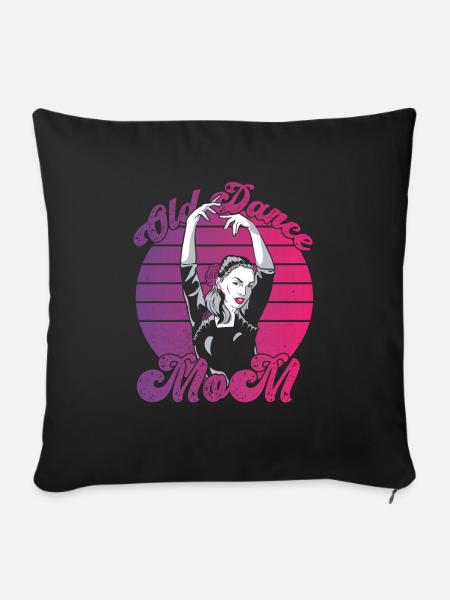 Mom Mutter Mutter Tanz Mutter - Sofakissenbezug 45 x 45 cm - Schwarz