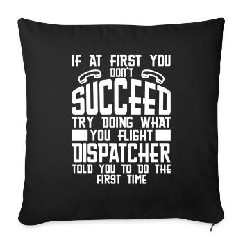 Emergency call control center operations center humor - Sofa pillowcase 17,3'' x 17,3'' (45 x 45 cm) - black - Front