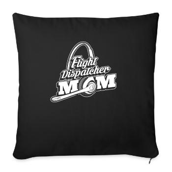 Emergency call control center operations center mother - Sofa pillowcase 17,3'' x 17,3'' (45 x 45 cm) - black - Front