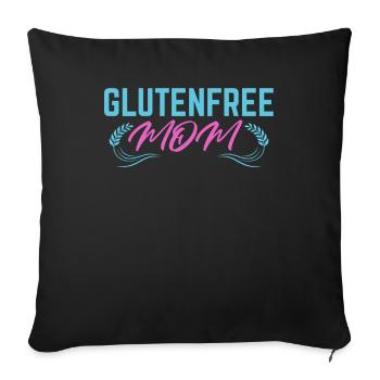 Gluten Free Mother - Sofa pillowcase 17,3'' x 17,3'' (45 x 45 cm) - black - Front