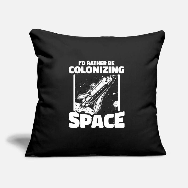 space, space, rocket, space colonization Sofa pillowcase 17,3'' x 17,3'' (45 x 45 cm)