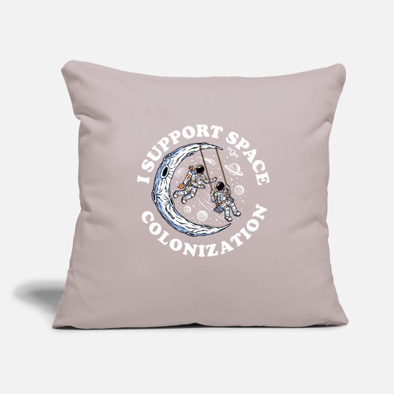Space Space Colonization Sofa pillowcase 17,3'' x 17,3'' (45 x 45 cm)