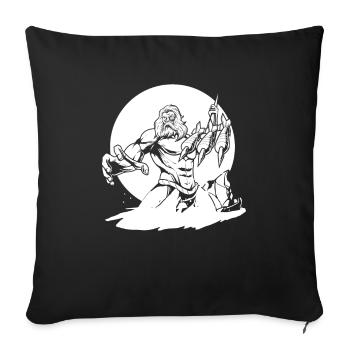 Dart player - Sofa pillowcase 17,3'' x 17,3'' (45 x 45 cm) - black - Front