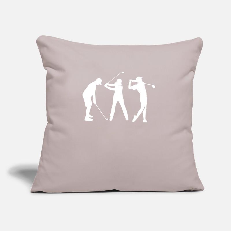 Golfeurs Joueurs de golf Housse de coussin décorative 45 x 45 cm