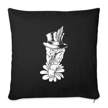 Thanksgiving Hat - Sofa pillowcase 17,3'' x 17,3'' (45 x 45 cm) - black - Front