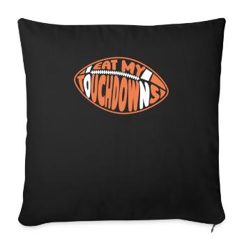 American Football Funny - Sofa pillowcase 17,3'' x 17,3'' (45 x 45 cm) - black - Front