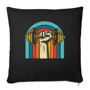 Aptitude - Housse de coussin décorative 45 x 45 cm - noir - Devant