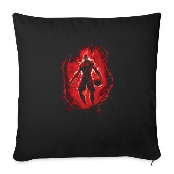 Joueur de basket-ball - Housse de coussin décorative 45 x 45 cm - noir - Devant