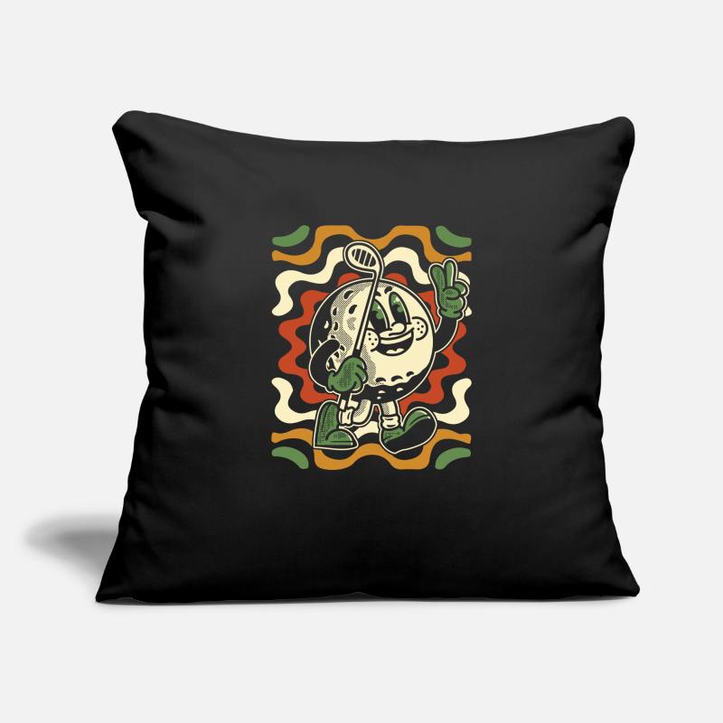 Golf Golfeurs Golfeurs Housse de coussin décorative 45 x 45 cm