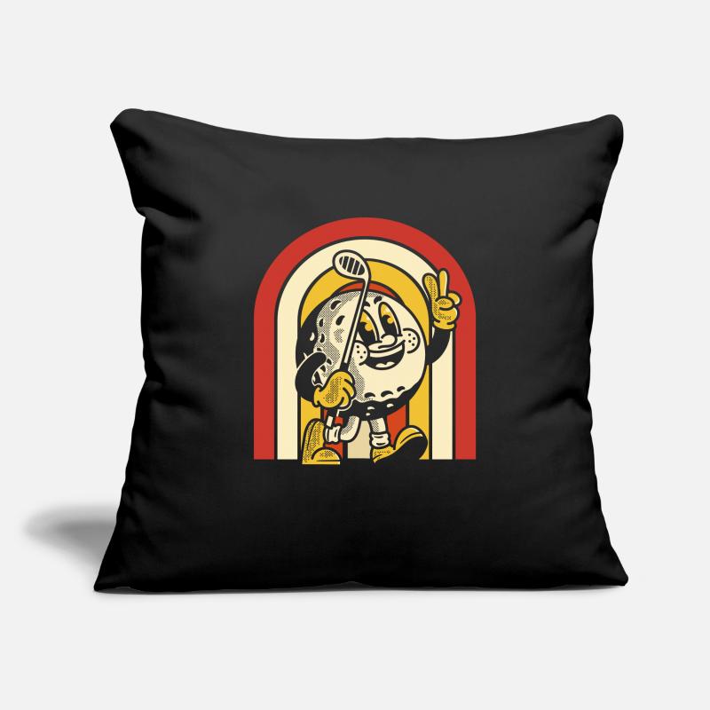 Golf Golfeurs Golfeurs Housse de coussin décorative 45 x 45 cm
