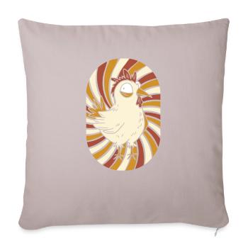 Chicken Hen - Sofa pillowcase 17,3'' x 17,3'' (45 x 45 cm) - light taupe - Front