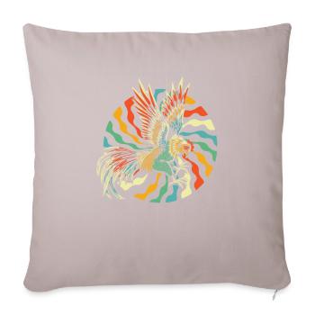 Chicken Hen - Sofa pillowcase 17,3'' x 17,3'' (45 x 45 cm) - light taupe - Front