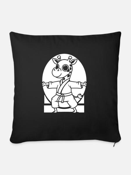 Karate - Sofakissenbezug 45 x 45 cm - Schwarz