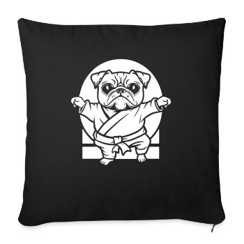 Karate - Sofakissenbezug 45 x 45 cm - Schwarz - Vorne