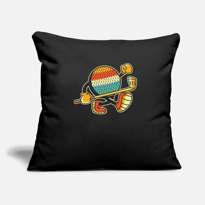 Golf Golfeurs Golfeurs Housse de coussin décorative 45 x 45 cm