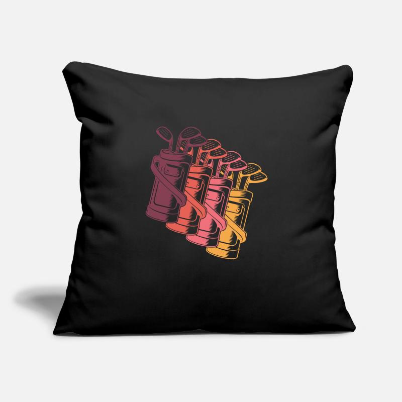 Golf Golfeurs Golfeurs Housse de coussin décorative 45 x 45 cm