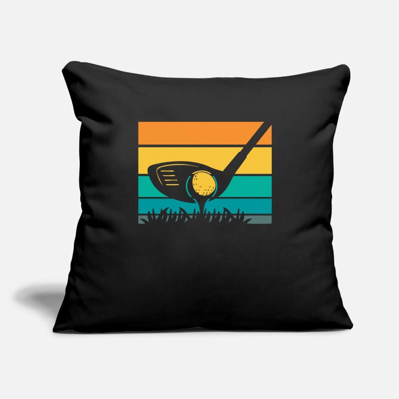Golf Golfeurs Golfeurs Housse de coussin décorative 45 x 45 cm