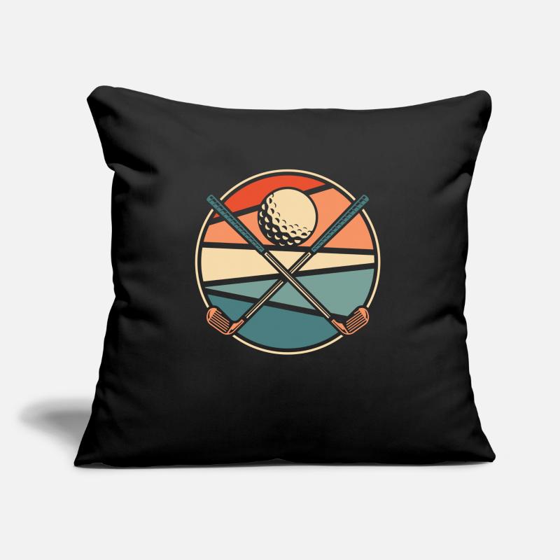 Golf Golfeurs Golfeurs Housse de coussin décorative 45 x 45 cm