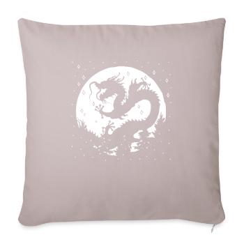 Jahr Des Drachen 2024 - Sofakissenbezug 45 x 45 cm - helles Taupe - Vorne
