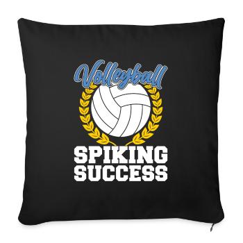 Volley-ball Volley-ball - Housse de coussin décorative 45 x 45 cm - noir - Devant