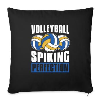 Volley-ball Volley-ball - Housse de coussin décorative 45 x 45 cm - noir - Devant
