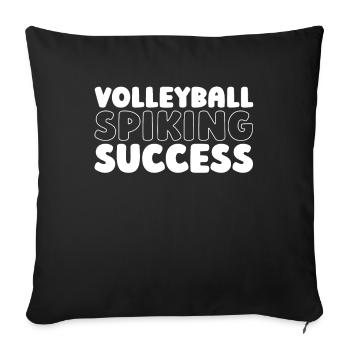 Volley-ball Volley-ball - Housse de coussin décorative 45 x 45 cm - noir - Devant