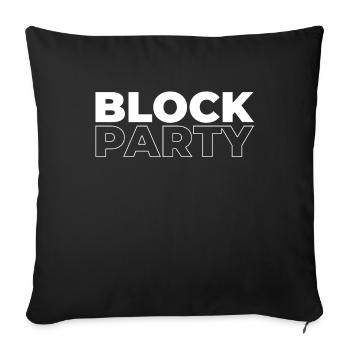 Volley-ball Volley-ball - Housse de coussin décorative 45 x 45 cm - noir - Devant