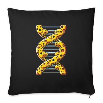 Cheese Cheesemaker Its In My DNA - Sofa pillowcase 17,3'' x 17,3'' (45 x 45 cm) - black - Front