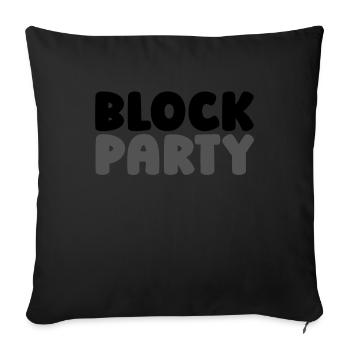 Volley-ball Volley-ball - Housse de coussin décorative 45 x 45 cm - noir - Devant