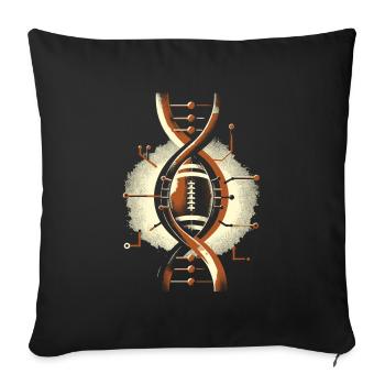 American Football Its In My Dna - Sofa pillowcase 17,3'' x 17,3'' (45 x 45 cm) - black - Front