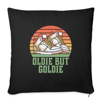 Sneakers Old School Sneakers - Housse de coussin décorative 45 x 45 cm - noir - Devant