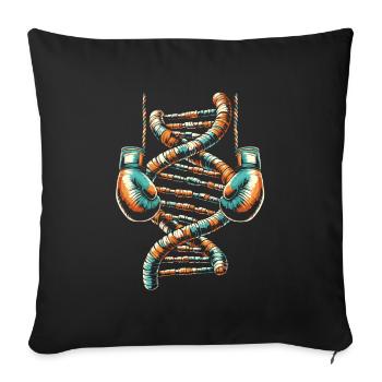 Boxen Boxer Its In My Dna - Sofakissenbezug 45 x 45 cm - Schwarz - Vorne