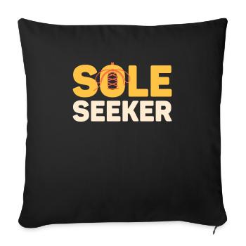 Sneakers - Sofakissenbezug 45 x 45 cm - Schwarz - Vorne